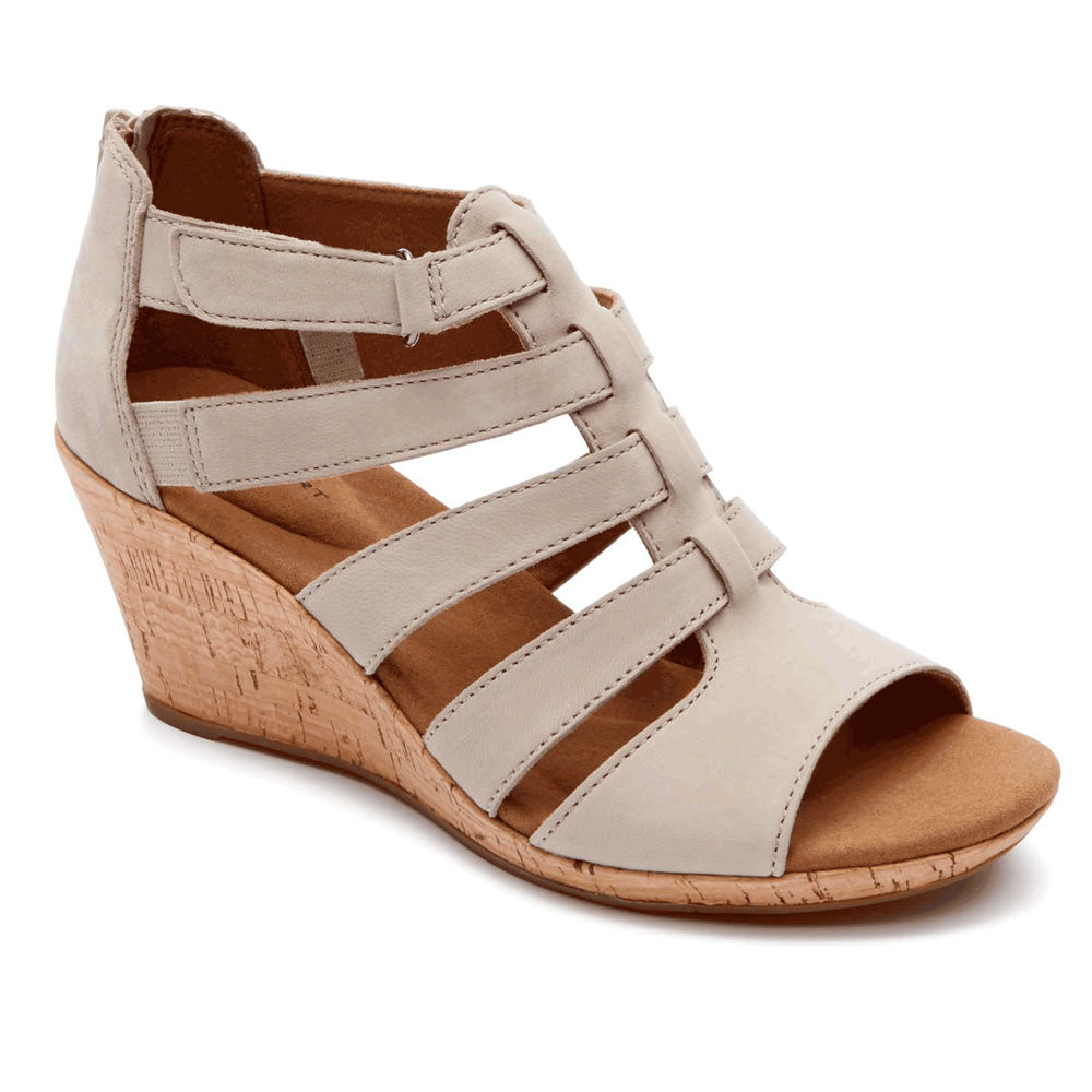 Rockport Sandaler Dame Grå - Briah Gladiator - HUBL95472